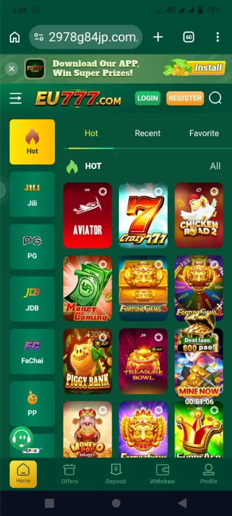 EU777 Game